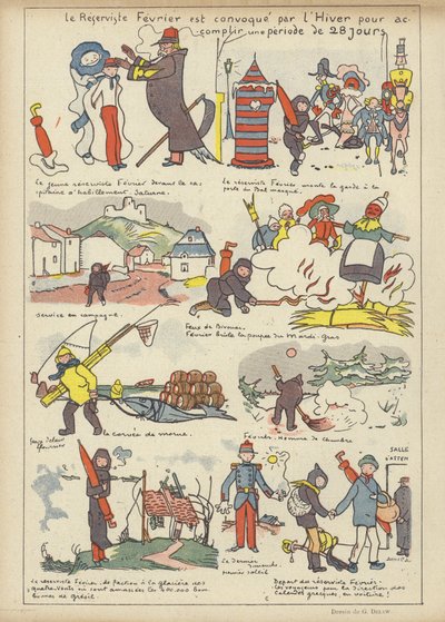 Illustration för Le Rire av Georges Delaw