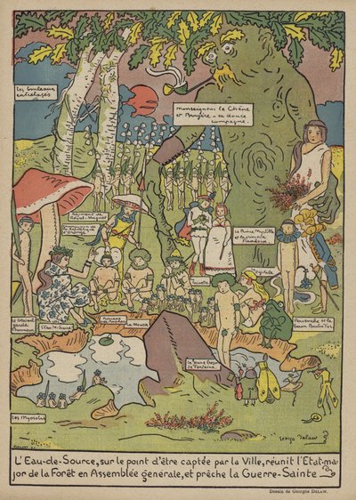 Illustration för Le Rire av Georges Delaw