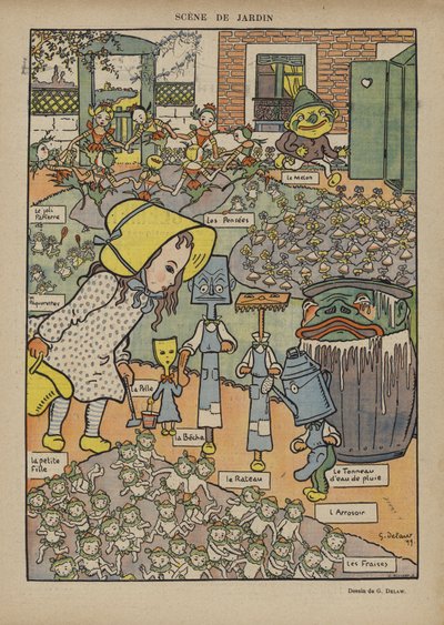 Illustration för Le Rire av Georges Delaw
