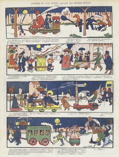 Illustration för Le Rire av Georges Delaw