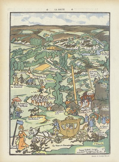 Illustration för Le Rire av Georges Delaw
