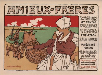 Vänners bröders affisch, 1899 av Georges Fay