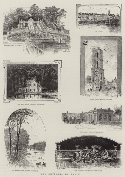 Paris omgivningar av Georges Fraipont