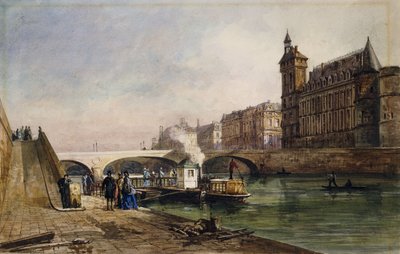 På Seine, Paris, av Georges Francois Guiaud