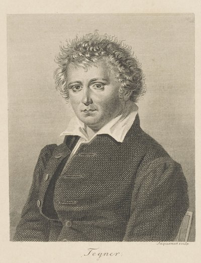Portrait of Esaias Tegnér 1782-1846 , c. 1830. av Georges François Louis Jaquemot