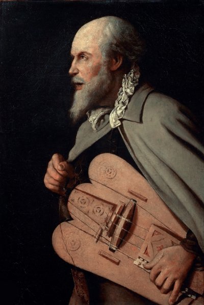 Den gamle mannen, ca 1620-1625. av Georges La Tour de