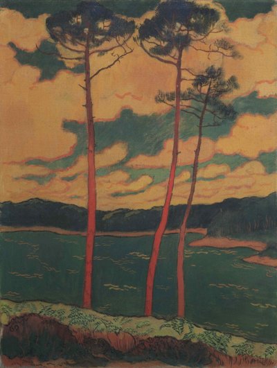 De röda tallarna, 1888. av Georges Lacombe