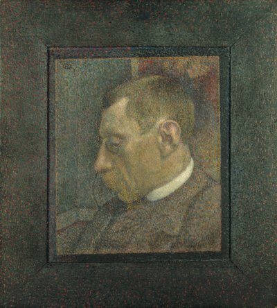 Porträtt av Emile Verhaeren 1855-1918, 1900. av Georges Lemmen