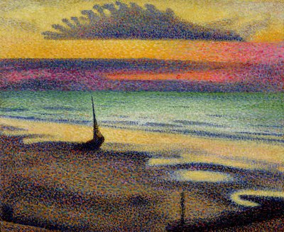The Beach at Heist, 1891-92 av Georges Lemmen