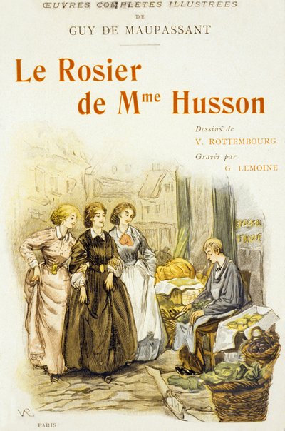 Omslag till bok "Le Rosier de Mme Husson" av Guy de Maupassant av Georges Lemoine