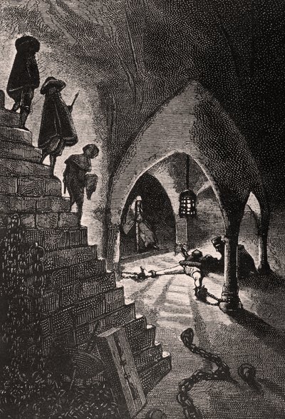 La Cave Pénale - illustration från L