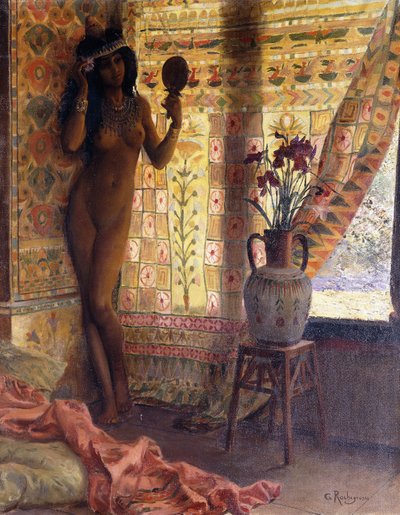 Spegeln; Spegeln, av Georges Marie Rochegrosse