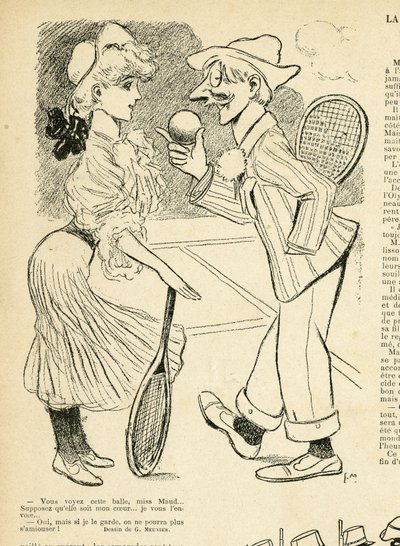 Illustration av Georges Meunier (1869-1934) i Le Rire av Georges Meunier