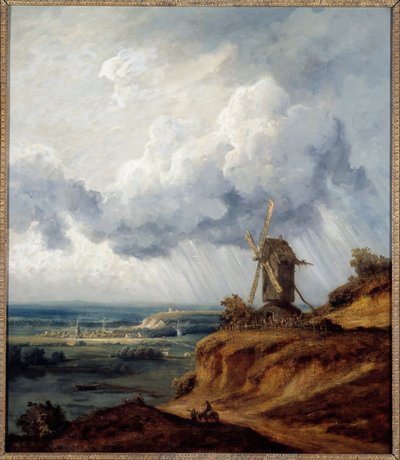 Argenteuils bruk. Målning av Georges Michel (1763-1843) av Georges Michel