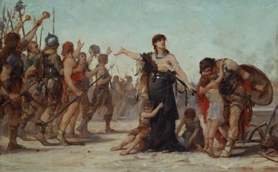 Offret till fosterlandet, 1879 av Georges Moreau de Tours