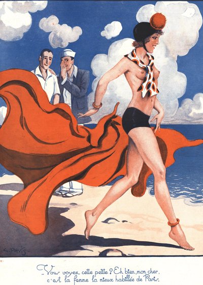 Illustration från "The Smile" av Georges Pavis