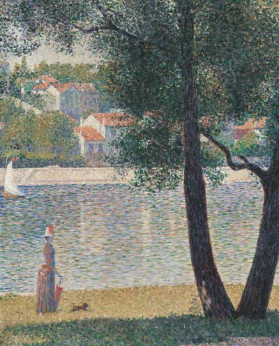Seinen i Courbevoie, 1885. av Georges Pierre Seurat
