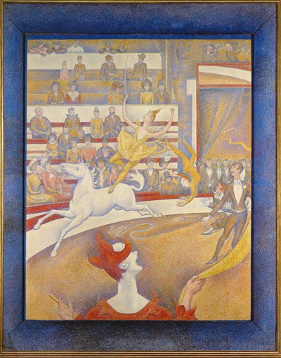 Le Cirque (olja på duk) av Georges Pierre Seurat