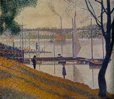 Courbevoie-bron, 1886 av Georges Pierre Seurat