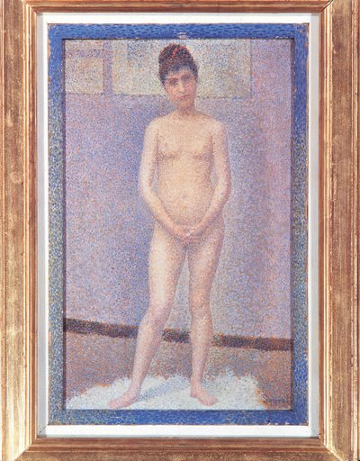 Modell framifrån (Poseuse de face) av Georges Pierre Seurat