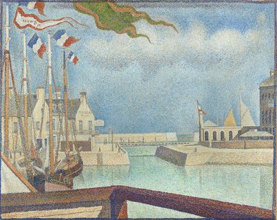 Söndag i Port-en-Bessin av Georges Pierre Seurat