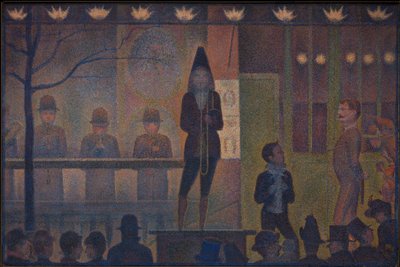 Cirkusföreställning av Georges Seurat