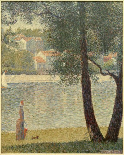 Seinen i Courbevoie av Georges Seurat