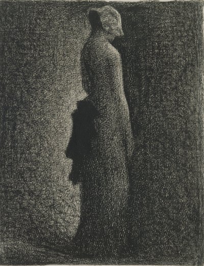 Den svarta slipsen av Georges Seurat