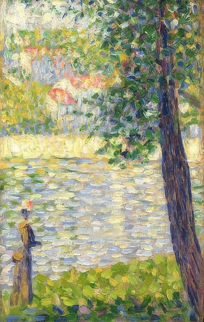 Morgonpromenad. 1885 av Georges Seurat