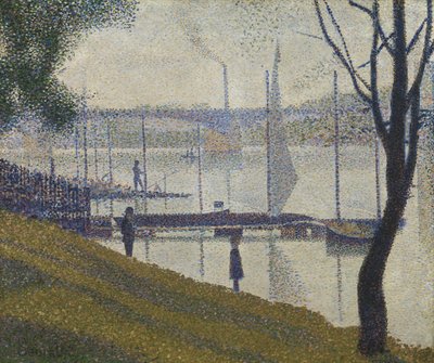 Bron i Courbevoie, 1886-87 av Georges Seurat