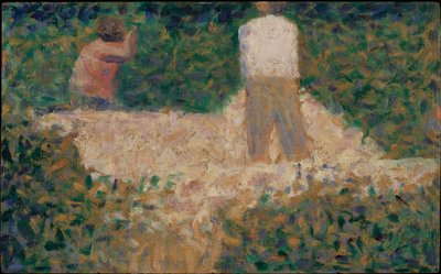 Två stenarbetare av Georges Seurat