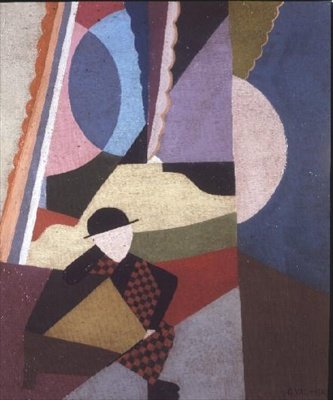 Man med käpp av Georges Valmier