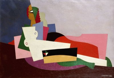 Naken liggande, 1923 av Georges Valmier