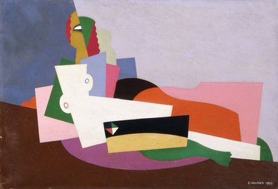 Liggande naken, 1923 av Georges Valmier