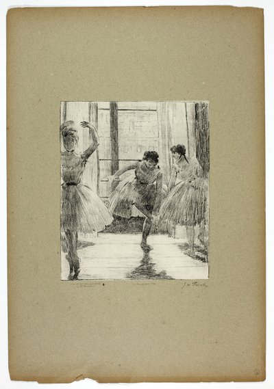 Före balettlektionen av Georges William Thornley
