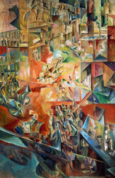 Metropolis, av Georges Yakoulov (1884-1928). Ryssland, 1900-talet. av Georges Yakoulov