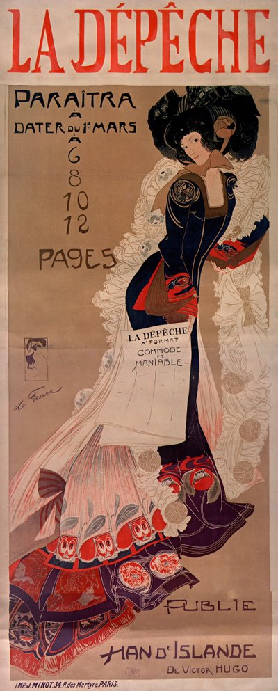 Utskicket, c. 1900. av Georges de . Feure