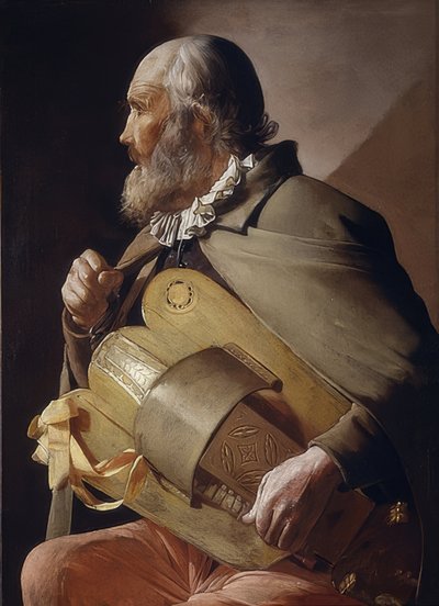 Blind spelare. 1620-30 av Georges de La Tour