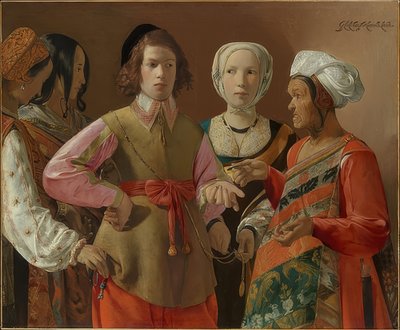 Lyckosamlaren. Förmodligen 1630-talet av Georges de La Tour