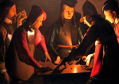 Tärningsspelarna av Georges de La Tour
