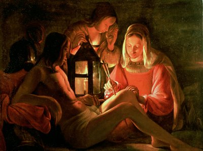 St. Sebastian sköts av den heliga kvinnan av Georges de La Tour