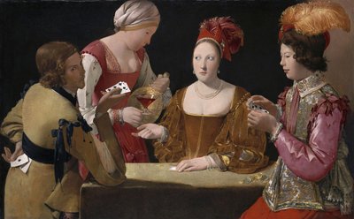 Fusket med klöver ess av Georges de La Tour