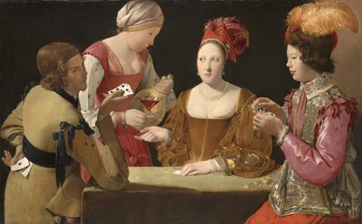 Fusket med klöver ess av Georges de La Tour