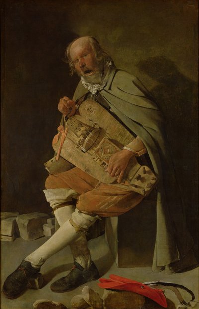 The Hurdy Gurdy Player, 1620-talet av Georges de La Tour