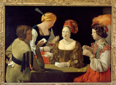 Cheeur med diamanternas ess - av Georges de La Tour, Louvren, ca 1635 av Georges de La Tour