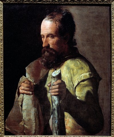 Sankt Jakob den mindre. Målning av Georges De La Tour (1593-1652) av Georges de La Tour