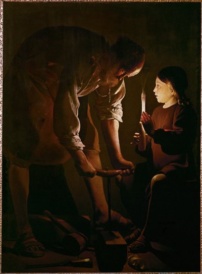 Saint Joseph Carpenter... av Georges de La Tour