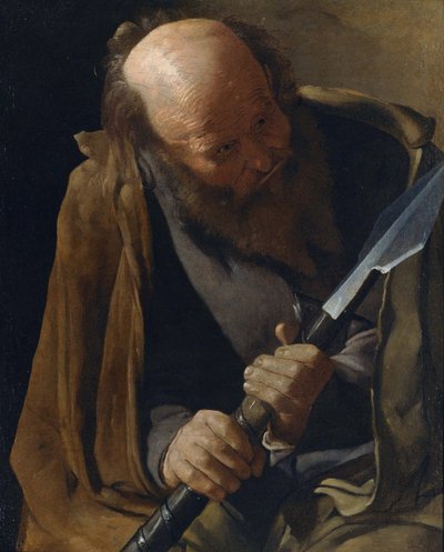 Aposteln Thomas av Georges de La Tour
