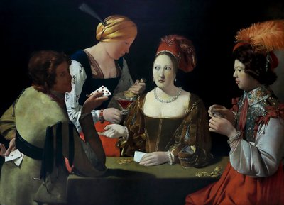 Fusket med diamantens ess av Georges de La Tour