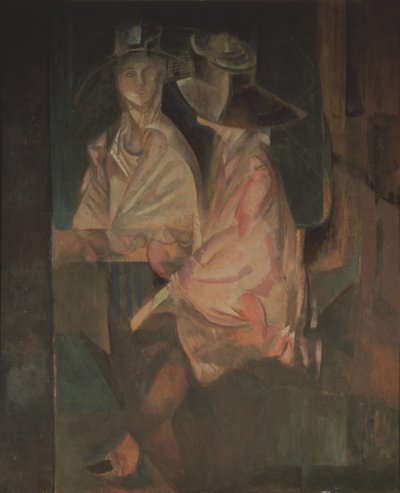 Porträtt av skådespelerskan Alisa Koonen 1889-1974 av Georgy Bogdanovich Yakulov